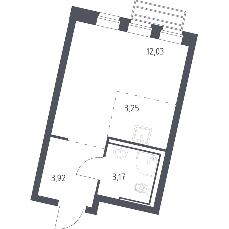 Apartment Sale, 22.37 sq. m. at Rublevskiy Kvartal, Laykovo Green Quarter, zhiloy kompleks Gorod-sobytiye Laykovo, selo Laykovo, Odintsovskiy City District, Moscow Region, Russia #1 Apartment Sale, 22.37 sq. m. at Rublevskiy Kvartal, Laykovo Green Quarter, zhiloy kompleks Gorod-sobytiye Laykovo, selo Laykovo, Odintsovskiy City District, Moscow Region, Russia #1