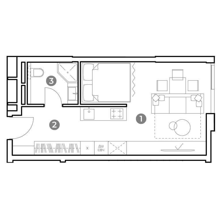 Apartment Sale, 32 sq. m. at Nametkin Tower, Namyotkina Street, 10А, Moscow, Russia #1 Apartment Sale, 32 sq. m. at Nametkin Tower, Namyotkina Street, 10А, Moscow, Russia #1