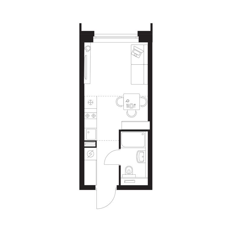 Apartment Sale, 20.49平方米 at Businovskiy Park, Izhorskaya Street, 6с5, Moscow, Russia #1 Apartment Sale, 20.49平方米 at Businovskiy Park, Izhorskaya Street, 6с5, Moscow, Russia #1