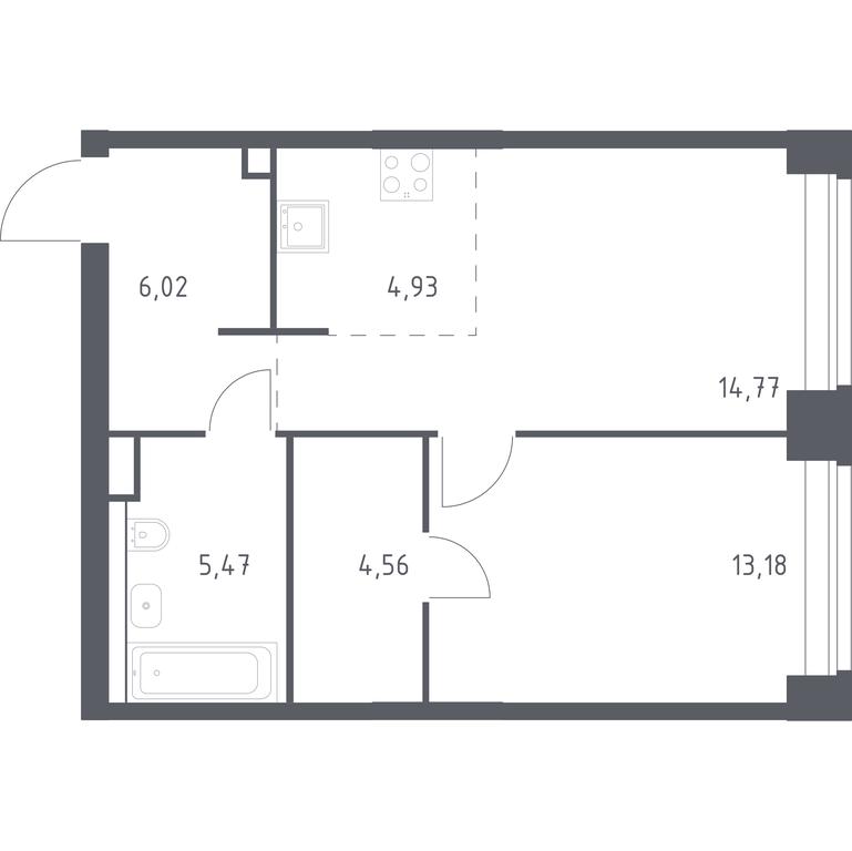 Apartment Sale, 48.93 sq. m. at Nova, Bratyev Fonchenko Street, вл21, Moscow, Russia #1 Apartment Sale, 48.93 sq. m. at Nova, Bratyev Fonchenko Street, вл21, Moscow, Russia #1