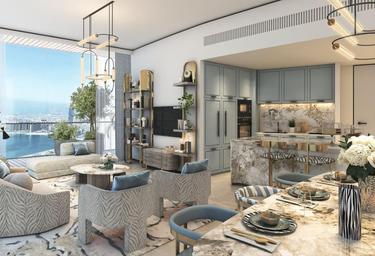 2-BD Apartment Sale, 1,000 sq. ft., Tower A, Damac Bay, Dubai Harbour, Dubai, UAE #2