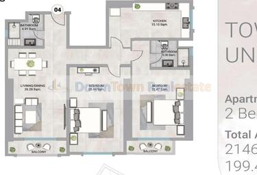 1-BD Apartment Sale, 1,000 sq. ft., Tower C2, Ajman Pearl Towers, Ajman Downtown, Ajman, UAE #4