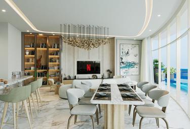 5-BD Apartment Sale, 1,000 sq. ft. at Aqua Arc, Aqua Arc, Al Marjan Island, Ras Al Khaimah, UAE #4