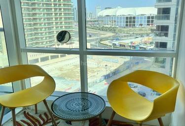2-BD Apartment Sale, 1,000 sq. ft., Hub Canal 2, Hub-Golf Towers, Dubai Sports City, Dubai, UAE #1