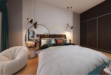 2-BD Apartment Sale, 1,000 sq. ft. at Royal Park By Reportage, Royal Park, Masdar City, Abu Dhabi, UAE #4