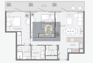 2-BD Apartment Sale, 950 sq. ft. at Al Maryah Vista Phase 2 By Reportage, Al Maryah Vista 2, Al Maryah Island, Abu Dhabi, UAE #4
