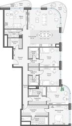 2-BD Apartment Sale, 124.3平方米 at Lavrushinskiy, Lavrushinsky Lane, 11к1, Moscow, Russia #3