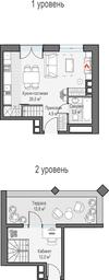 1-BD Apartment Sale, 51.8平方米 at Dostizhenie, Akademika Korolyova Street, 21, Moscow, Russia #3