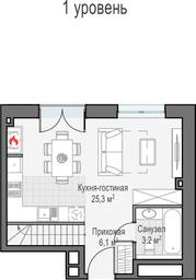 1-BD Apartment Sale, 51.8平方米 at Dostizhenie, Akademika Korolyova Street, 21, Moscow, Russia #2