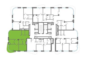 1-BD Apartment Sale, 112.8平方米 at Lavrushinskiy, Lavrushinsky Lane, 11к1, Moscow, Russia #4