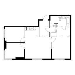 3-BD Apartment Sale, 78.6 sq. m. at Holland Park, Volokolamskoye Highway, 71/13к1, Moscow, Russia #2 3-BD Apartment Sale, 78.6 sq. m. at Holland Park, Volokolamskoye Highway, 71/13к1, Moscow, Russia #2