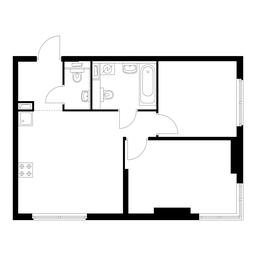 2-BD Apartment Sale, 52.8 sq. m. at Holland Park, Volokolamskoye Highway, 71/13к1, Moscow, Russia #2 2-BD Apartment Sale, 52.8 sq. m. at Holland Park, Volokolamskoye Highway, 71/13к1, Moscow, Russia #2