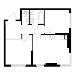 2-BD Apartment Sale, 52.9平方米 at Holland Park, Volokolamskoye Highway, 71/13к1, Moscow, Russia #2 2-BD Apartment Sale, 52.9平方米 at Holland Park, Volokolamskoye Highway, 71/13к1, Moscow, Russia #2