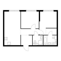 2-BD Apartment Sale, 57.9平方米 at Holland Park, Volokolamskoye Highway, 71/13к1, Moscow, Russia #2 2-BD Apartment Sale, 57.9平方米 at Holland Park, Volokolamskoye Highway, 71/13к1, Moscow, Russia #2