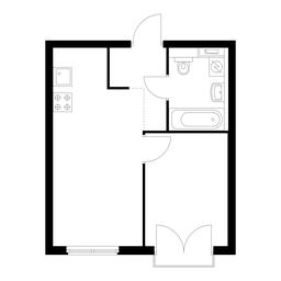 1-BD Apartment Sale, 33.3 sq. m. at Holland Park, Volokolamskoye Highway, 71/13к1, Moscow, Russia #2 1-BD Apartment Sale, 33.3 sq. m. at Holland Park, Volokolamskoye Highway, 71/13к1, Moscow, Russia #2