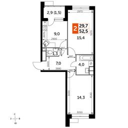 Продажа 2-комн. квартиры, 52,4 м² в ЖК «Датский квартал», жилой комплекс Датский квартал, посёлок Нагорное, городской округ Мытищи, Московская область, Россия #2 Продажа 2-комн. квартиры, 52,4 м² в ЖК «Датский квартал», жилой комплекс Датский квартал, посёлок Нагорное, городской округ Мытищи, Московская область, Россия #2