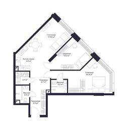 2-BD Apartment Sale, 78.98 sq. m. at Jois, 3rd Silikatny Drive, 10, Moscow, Russia #2 2-BD Apartment Sale, 78.98 sq. m. at Jois, 3rd Silikatny Drive, 10, Moscow, Russia #2