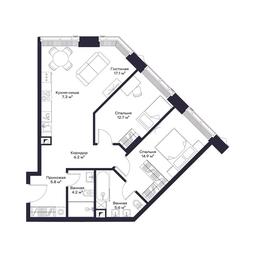 2-BD Apartment Sale, 73.67 sq. m. at Jois, 3rd Silikatny Drive, 10, Moscow, Russia #2 2-BD Apartment Sale, 73.67 sq. m. at Jois, 3rd Silikatny Drive, 10, Moscow, Russia #2