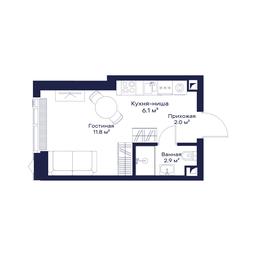Apartment Sale, 22.96 sq. m. at Jois, 3rd Silikatny Drive, 10, Moscow, Russia #3 Apartment Sale, 22.96 sq. m. at Jois, 3rd Silikatny Drive, 10, Moscow, Russia #3