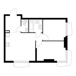 2-BD Apartment Sale, 49.6 sq. m. at Holland Park, Volokolamskoye Highway, 71/13к1, Moscow, Russia #3 2-BD Apartment Sale, 49.6 sq. m. at Holland Park, Volokolamskoye Highway, 71/13к1, Moscow, Russia #3
