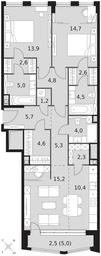 3-BD Apartment Sale, 99.3 sq. m. at Sydney City, Shenogina Street, 2, Moscow, Russia #3 3-BD Apartment Sale, 99.3 sq. m. at Sydney City, Shenogina Street, 2, Moscow, Russia #3