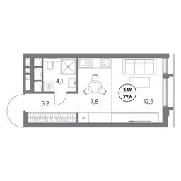 Продажа 1-комн. квартиры, 29,6 м² в ЖК «Дом56», улица Фридриха Энгельса, 56с1, Москва, Россия #4