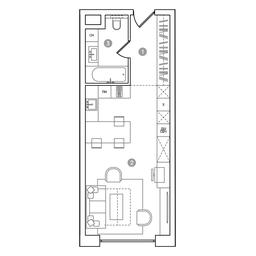 Продажа квартиры, 38,5 м² в ЖК «РЭД7 (RED7)», проспект Академика Сахарова, 11, Москва, Россия #4