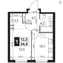 1-BD Apartment Sale, 34.8 sq. m. at 1 Izmajlovskij, Montazhnaya Street, 8с13, Moscow, Russia #2 1-BD Apartment Sale, 34.8 sq. m. at 1 Izmajlovskij, Montazhnaya Street, 8с13, Moscow, Russia #2