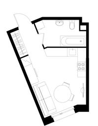 Apartment Sale, 25.3 sq. m. at Peredelkino Blizhnee, Korneya Chukovskogo Street, 1, Vnukovskoye Settlement, Moscow, Russia #4
