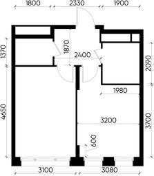 Apartment Sale, 38.2 sq. m. at Peredelkino Blizhnee, Korneya Chukovskogo Street, 1, Vnukovskoye Settlement, Moscow, Russia #3 Apartment Sale, 38.2 sq. m. at Peredelkino Blizhnee, Korneya Chukovskogo Street, 1, Vnukovskoye Settlement, Moscow, Russia #3