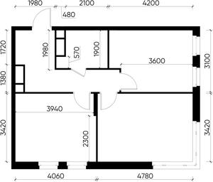2-BD Apartment Sale, 55.9 sq. m. at Peredelkino Blizhnee, Korneya Chukovskogo Street, 1, Vnukovskoye Settlement, Moscow, Russia #3 2-BD Apartment Sale, 55.9 sq. m. at Peredelkino Blizhnee, Korneya Chukovskogo Street, 1, Vnukovskoye Settlement, Moscow, Russia #3
