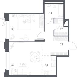 Apartment Sale, 49.83 sq. m. at Vereiskaya 41, Vereyskaya Street, 41, Moscow, Russia #2 Apartment Sale, 49.83 sq. m. at Vereiskaya 41, Vereyskaya Street, 41, Moscow, Russia #2
