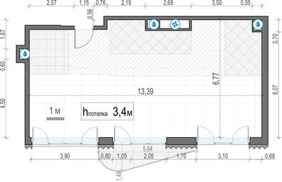 1-BD Apartment Sale, 82.8 sq. m. at Lavrushinskiy, Lavrushinsky Lane, 11к1, Moscow, Russia #3