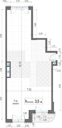 1-BD Apartment Sale, 106.8 sq. m. at Lavrushinskiy, Lavrushinsky Lane, 11к1, Moscow, Russia #3