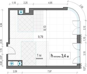 1-BD Apartment Sale, 72.6 sq. m. at Lavrushinskiy, Lavrushinsky Lane, 11к1, Moscow, Russia #2 1-BD Apartment Sale, 72.6 sq. m. at Lavrushinskiy, Lavrushinsky Lane, 11к1, Moscow, Russia #2
