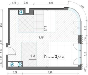 1-BD Apartment Sale, 72.6 sq. m. at Lavrushinskiy, Lavrushinsky Lane, 11к1, Moscow, Russia #4