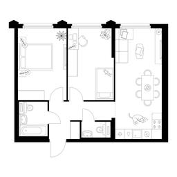 Продажа 2-комн. квартиры, 56,9 м² в ЖК «Бусиновский парк», Ижорская улица, 6с5, Москва, Россия #2