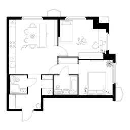 2-BD Apartment Sale, 60.6 sq. m. at Businovskiy Park, Izhorskaya Street, 6с5, Moscow, Russia #2 2-BD Apartment Sale, 60.6 sq. m. at Businovskiy Park, Izhorskaya Street, 6с5, Moscow, Russia #2