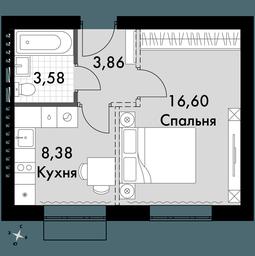 1-BD Apartment Sale, 32.5 sq. m. at Zhavoronki Club, zhiloy kompleks Akkord Smart-kvartal, Mitkino Village, Odintsovskiy City District, Moscow Region, Russia #3 1-BD Apartment Sale, 32.5 sq. m. at Zhavoronki Club, zhiloy kompleks Akkord Smart-kvartal, Mitkino Village, Odintsovskiy City District, Moscow Region, Russia #3