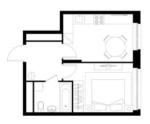 Apartment Sale, 33.2 sq. m. at Pervyi Moskovskiy, ulitsa Bianki, 1, Moskovskiy, Moscow, Russia #4