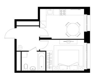 Apartment Sale, 33.2 sq. m. at Pervyi Moskovskiy, ulitsa Bianki, 1, Moskovskiy, Moscow, Russia #3