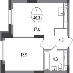 Apartment Sale, 40.3平方米 at Pervyi Moskovskiy, ulitsa Bianki, 1, Moskovskiy, Moscow, Russia #2 Apartment Sale, 40.3平方米 at Pervyi Moskovskiy, ulitsa Bianki, 1, Moskovskiy, Moscow, Russia #2