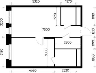 Apartment Sale, 44.5 sq. m. at Pervyi Moskovskiy, ulitsa Bianki, 1, Moskovskiy, Moscow, Russia #4