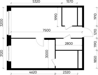 Apartment Sale, 44.5 sq. m. at Pervyi Moskovskiy, ulitsa Bianki, 1, Moskovskiy, Moscow, Russia #4