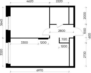 Apartment Sale, 48.6 sq. m. at Pervyi Moskovskiy, ulitsa Bianki, 1, Moskovskiy, Moscow, Russia #4