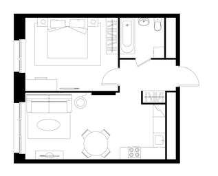 Apartment Sale, 48.6 sq. m. at Pervyi Moskovskiy, ulitsa Bianki, 1, Moskovskiy, Moscow, Russia #3
