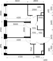 2-BD Apartment Sale, 54.3 sq. m. at Pervyi Moskovskiy, ulitsa Bianki, 1, Moskovskiy, Moscow, Russia #4