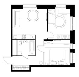 2-BD Apartment Sale, 53.1 sq. m. at Pervyi Moskovskiy, ulitsa Bianki, 1, Moskovskiy, Moscow, Russia #3 2-BD Apartment Sale, 53.1 sq. m. at Pervyi Moskovskiy, ulitsa Bianki, 1, Moskovskiy, Moscow, Russia #3