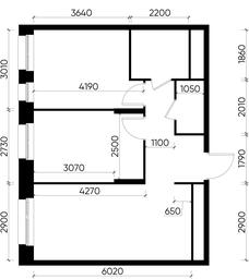 2-BD Apartment Sale, 52.8 sq. m. at Pervyi Moskovskiy, ulitsa Bianki, 1, Moskovskiy, Moscow, Russia #4