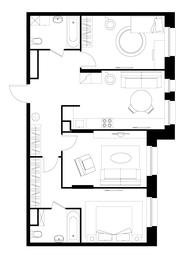 3-BD Apartment Sale, 83.5 sq. m. at Pervyi Moskovskiy, ulitsa Bianki, 1, Moskovskiy, Moscow, Russia #3